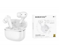 Наушники вакуумные беспроводные BOROFONE BW71 Soleil wireless BT headset (белый)