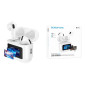 Наушники вакуумные беспроводные BOROFONE BW60 Destacado true wireless BT headset with touch screen (белый)