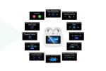 Наушники вакуумные беспроводные BOROFONE BW60 Destacado true wireless BT headset with touch screen (белый)