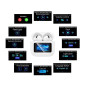 Наушники вакуумные беспроводные BOROFONE BW60 Destacado true wireless BT headset with touch screen (белый)