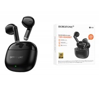 Наушники вакуумные беспроводные BOROFONE BW88 Deep rhyme true wireless BT headset (черный)