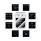 Наушники вакуумные беспроводные BOROFONE BW86 Brocade true wireless BT headset with touch screen (белый) с дисплеем
