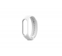 Ремешок силиконовый для XIAOMI MI Band 3/MI Band 4 цвет белый