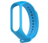 Ремешок силиконовый для XIAOMI MI Band 3/MI Band 4 цвет голубой