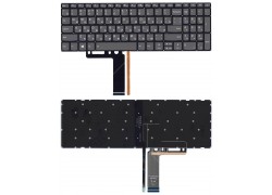 Клавиатура для ноутбука Lenovo IdeaPad 320-15IKB черная с подсветкой 