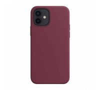 Чехол для iPhone 12 (6.1) Soft Touch MagSafe Plum (сливовый) 