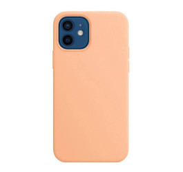 Чехол для iPhone 12 Pro Max (6.7) Silicone Case Soft Touch MagSafe Cantaloupe (нежно-терракотовый)