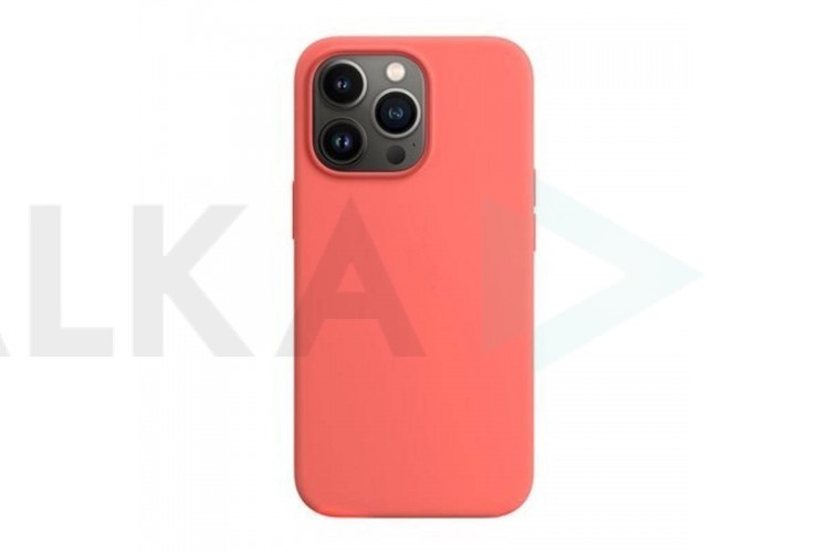 Чехол для iPhone 13 (6.1) Soft Touch MagSafe Pink Pomelo (pозовый помело)