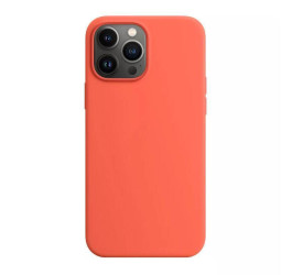 Чехол для iPhone 13 (6.1) Silicone Case Soft Touch MagSafe Nectarine (нектарин)