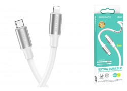 Кабель USB Type-C - Lightning BOROFONE BX82 (белый) 1м