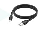 Кабель USB Type-C - Lightning BOROFONE BX86 (черный) 1м силиконовый