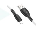 Кабель USB Type-C - Lightning BOROFONE BX86 (белый) 1м силиконовый