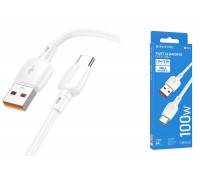 Кабель USB - USB Type-C BOROFONE BX93 100W (белый) 1м