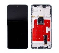 Дисплей для Huawei Honor X8a (CRT-LX1)/ Honor 90 Lite (CRT-NX1) в сборе с тачскрином + рамка (голубой) org