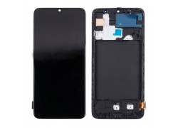 Дисплей для Samsung A705F Galaxy A70 Black в сборе с тачскрином + рамка (черный) Incell