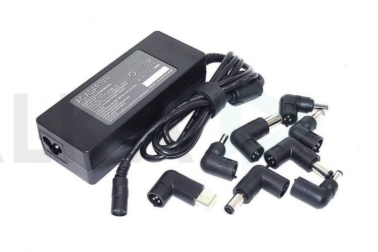 Универсальное зарядное устройство для ноутбука 90W 15-20V 6A 8 в 1 (073555)(2/432)