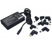 Универсальное зарядное устройство для ноутбука 90W 15-20V 6A slim 8 в 1 (073558)(2/334)