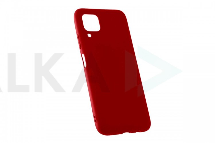 Чехол для Samsung A12 тонкий (красный)