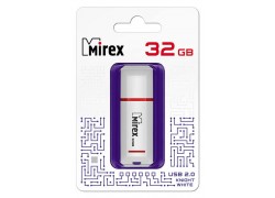 Флешка USB 2.0 Mirex KNIGHT WHITE 32GB (ecopack)