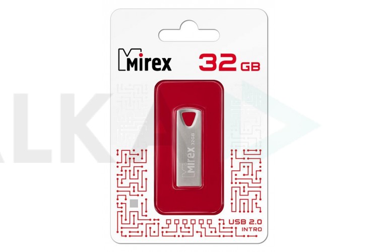 Флешка USB 2.0 Mirex INTRO 32GB (ecopack)