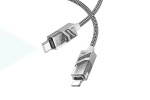 Кабель USB Type-C - Lightning BOROFONE BU42 PD (серый)