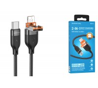 Кабель USB Type-C - USB Type-C BOROFONE BU45, PD60W (черный) 1м