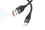 Кабель USB Type-C - USB Type-C BOROFONE BU45, PD60W (черный) 1м