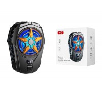 Игровой кулер XO SL02 First and second gear function+radiator with temperature display (черный)