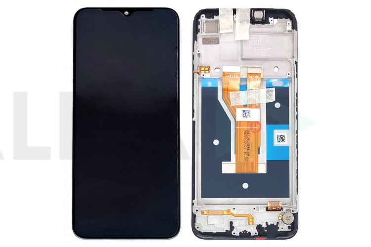 Дисплей для Realme C11 2021 (RMX3231)/ C21 (RMX3201)/ C20 (RMX3063/ RMX3061)/ Narzo 50i (RMX3235) в сборе с тачскрином + рамка (черный) org