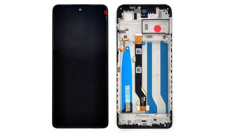 Дисплей для Tecno Spark 10 Pro (KI7) в сборе с тачскрином + рамка (черный) org Дисплей для Tecno Spark 10 Pro (KI7) в сборе с тачскрином + рамка (черный) org