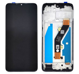Дисплей для Tecno Spark 10C (KI5m) в сборе с тачскрином + рамка (черный) org