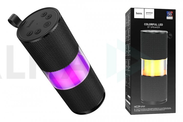 Портативная беспроводная колонка HOCO HC29 Halo sports BT speaker (черный)