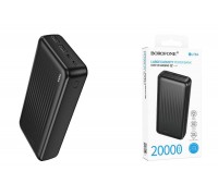 Универсальный дополнительный аккумулятор Power Bank BOROFONE BJ78A Clever (20000mAh) (черный)