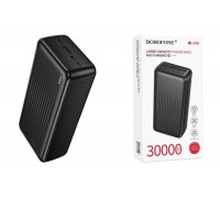 Универсальный дополнительный аккумулятор Power Bank BOROFONE BJ78B Clever (30000mAh) (черный)