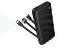 Универсальный дополнительный аккумулятор Power Bank BOROFONE BJ79 Clever with 3 cables (10000mAh) (черный)