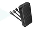 Универсальный дополнительный аккумулятор Power Bank BOROFONE BJ79A Clever with 3 cables (20000mAh) (черный)