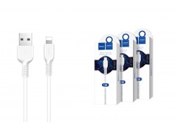 Кабель USB - Lightning HOCO X20, 2,4A (белый) 3м