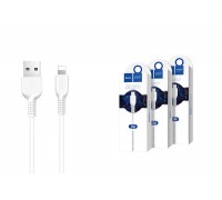 Кабель USB - Lightning HOCO X20, 2,4A (белый) 1м