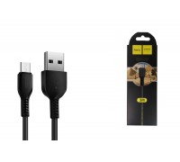 Кабель USB - MicroUSB HOCO X20 2,4A (черный) 3м