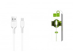 Кабель USB - MicroUSB HOCO X20 2,4A (белый) 2м