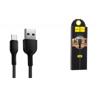 Кабель USB - MicroUSB HOCO X20 2,4A (черный) 1м