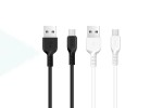 Кабель USB - MicroUSB HOCO X13 2,4A (белый) 1м