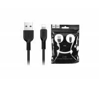 Кабель USB - Lightning HOCO X13, 2,4A (черный) 1м