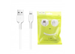 Кабель USB - Lightning HOCO X13, 2,4A (белый) 1м