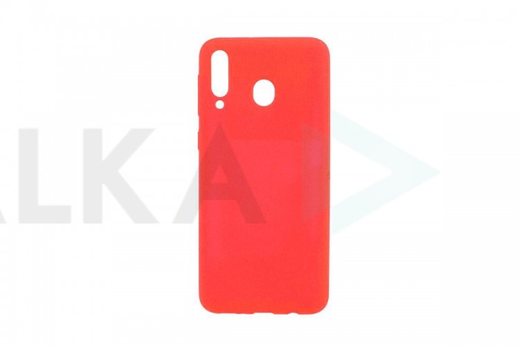 Чехол для Samsung M30 2019 тонкий (красный)