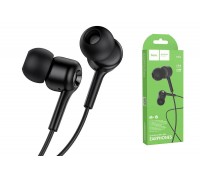 Наушники вакуумные проводные HOCO M82 La musique universal earphones (черный)