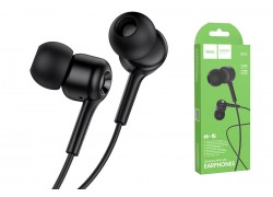 Наушники вакуумные проводные HOCO M82 La musique universal earphones (черный)