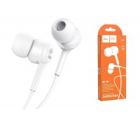Наушники вакуумные проводные HOCO M82 La musique universal earphones (белый)