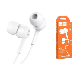 Наушники вакуумные проводные HOCO M82 La musique universal earphones (белый)