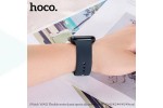 Ремешок для Apple Watch HOCO WA01 Классический спортивный силиконовый ремешок Flexible series (42-49 мм, черный)